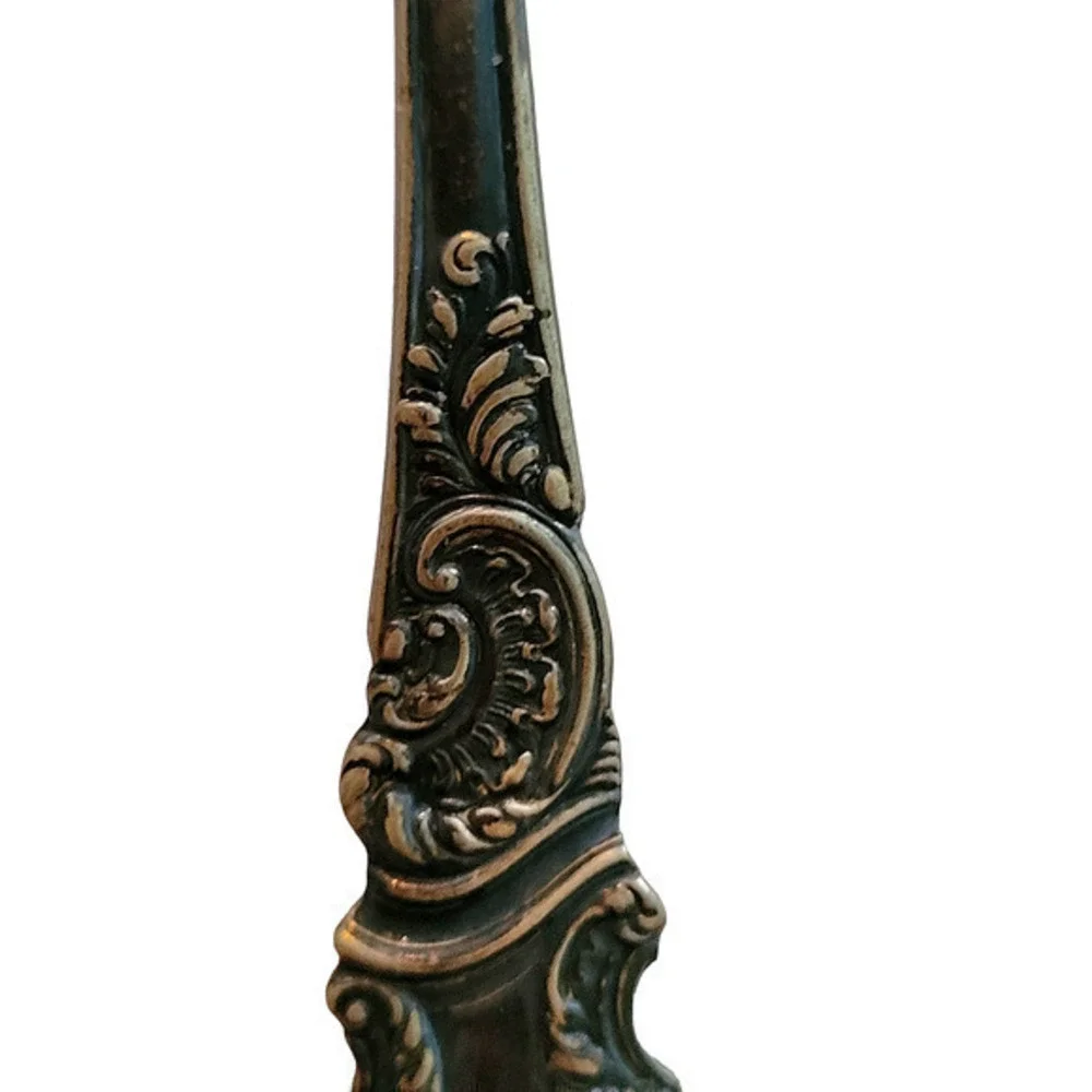 Antique Rogers & Hamilton Silver Plate Aldine Flat Twisted‎ Handle Butter Knife